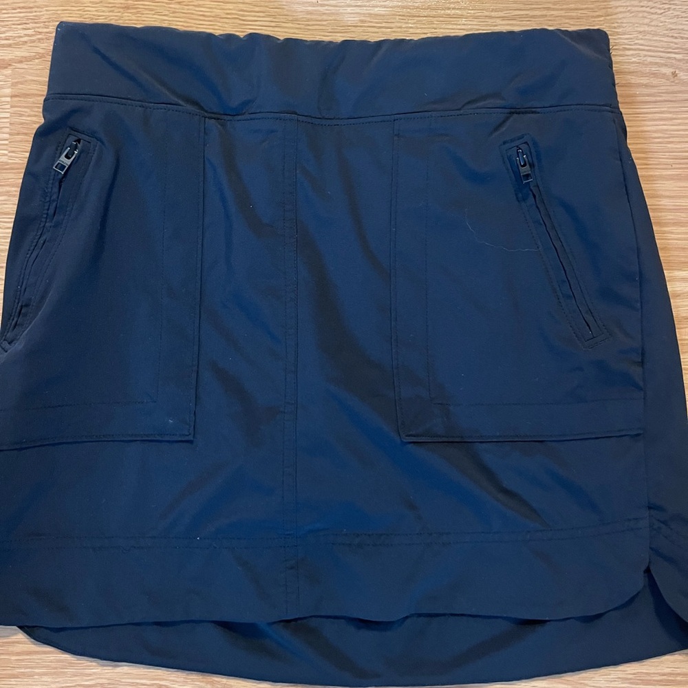 Athleta Brooklyn Style Stretch Skirt Black Womens Size 6